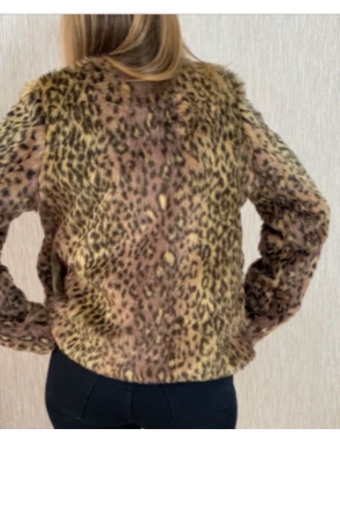 Faux hot sale cheetah jacket