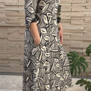 A line Maxi Shirtdress